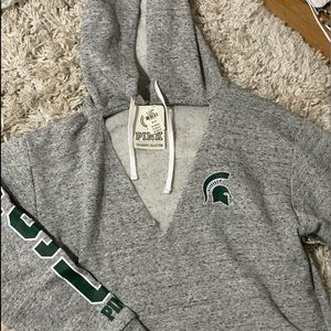 Pink spartan hoodie!